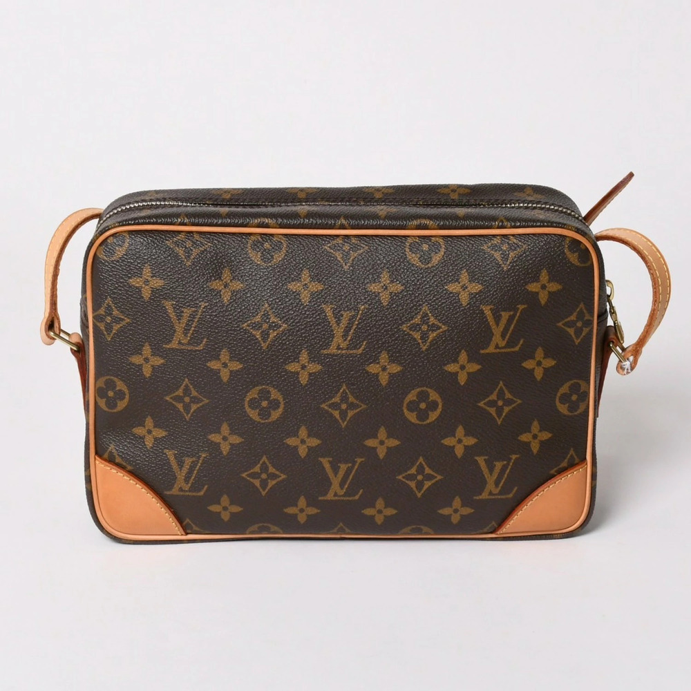LOUIS VUITTON Trocadero shoulder bag Monogram leather brown